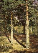 Ivan Shishkin Pine Wood Illuminated by the Sun oil painting artist